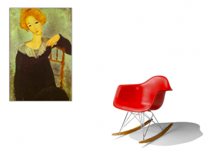 Amedeo Modigliani + Charles & Ray Eames
